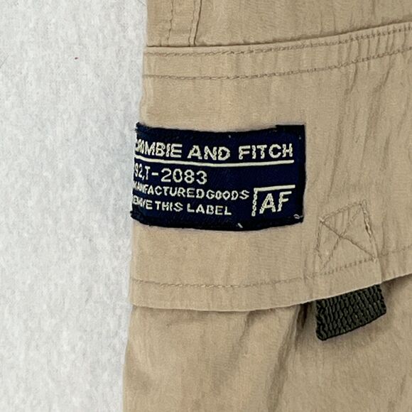 ABERCROMBIE & FITCH Shorts Mens L Paratroops 11" Cargo Military Cotton Nylon - Picture 9 of 15